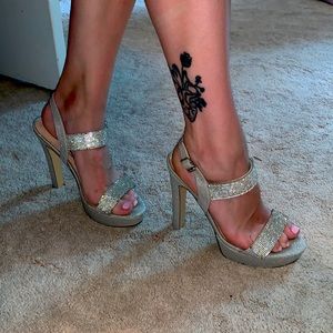 Silver heels